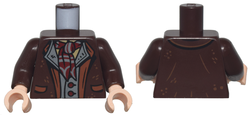Lego Dark Brown Torso Jacket