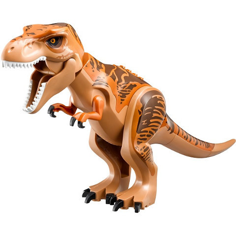 Lego Medium Nougat Dinosaur Tyrannosaurus - mírně opotřebovaný potisk