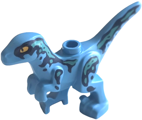 Lego Dark Azure Dinosaur Raptor / Velociraptor Baby (Nový)
