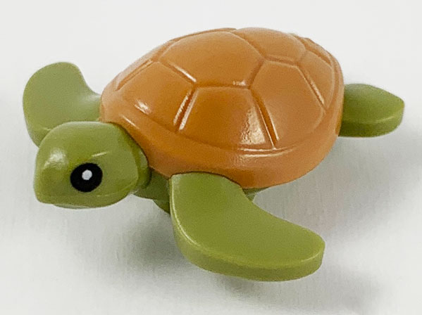 Lego Olive Green Sea Turtle Baby (Nový)