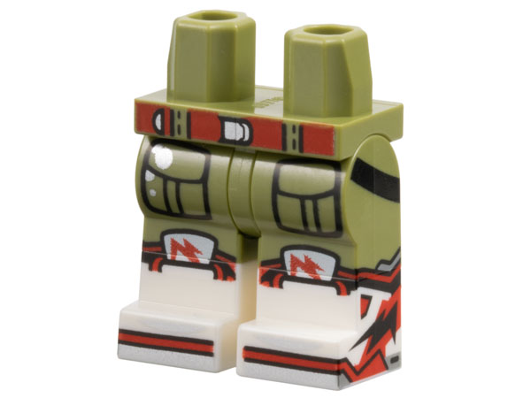 Lego Olive Green Hips and Legs