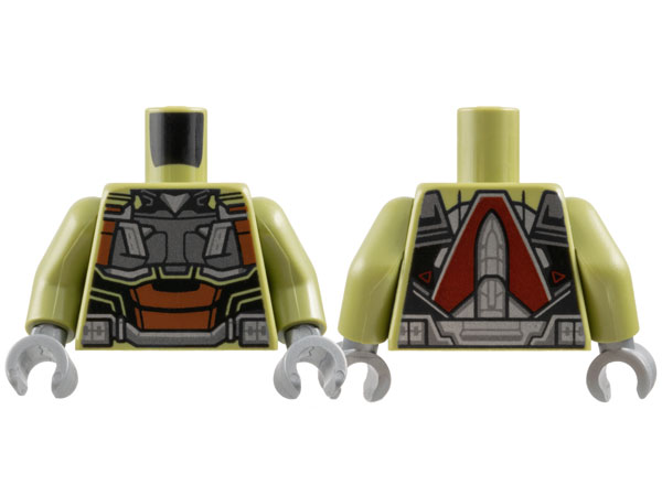 Lego Olive Green Torso Armor
