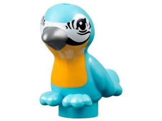 Lego Medium Azure Bird Mini Doll Style