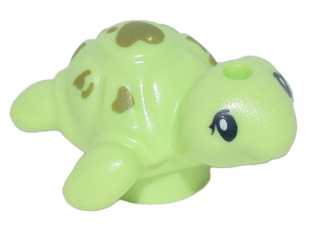 Lego Yellowish Green Turtle Mini Doll Style Baby