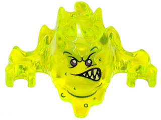 Lego Trans-Neon Green Headgear Mask Ninjago Skreemer (Nový)