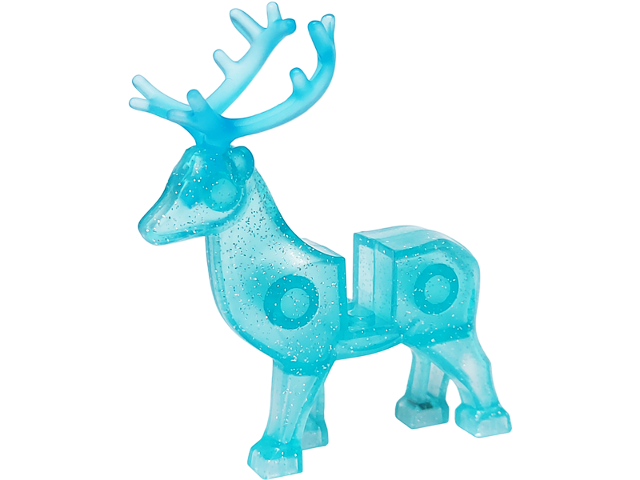 Lego Glitter Trans-Light Blue Deer (Nový)