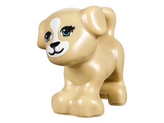 Lego Tan Dog Mini Doll Style Puppy Standing