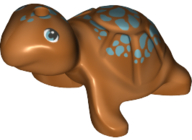 Lego Reddish Copper Turtle Mini Doll Style