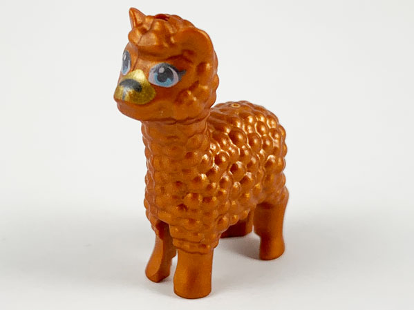 Lego Reddish Copper Alpaca / Llama Mini Doll Style