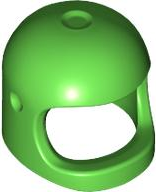 Lego Bright Green Headgear Helmet Space / Town