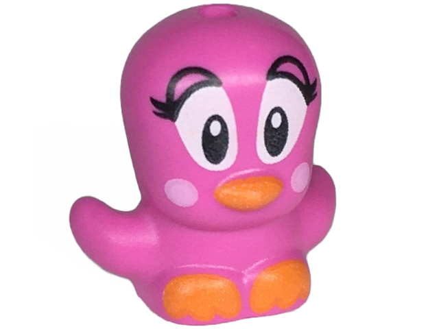 Lego Dark Pink Bird Chick with Open Wings