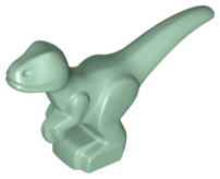 Lego Sand Green Dinosaur Baby Standing