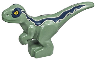 Lego Sand Green Dinosaur Baby Standing