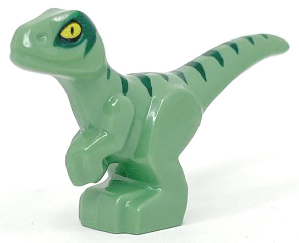 Lego Sand Green Dinosaur Baby Standing