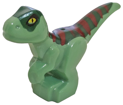 Lego Sand Green Dinosaur Baby Standing