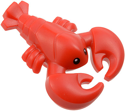 Lego Red Lobster with Black Eyes