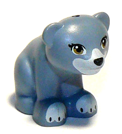 Lego Sand Blue Bear Mini Doll Style Baby Cub