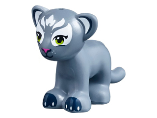 Lego Sand Blue Cat Mini Doll Style Large