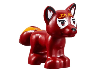 Lego Dark Red Fox Mini Doll Style
