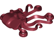 Lego Dark Red Octopus