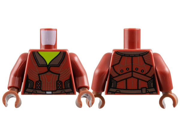 Lego Dark Red Torso Female Jacket