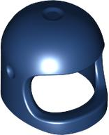 Lego Dark Blue Headgear Helmet Space / Town