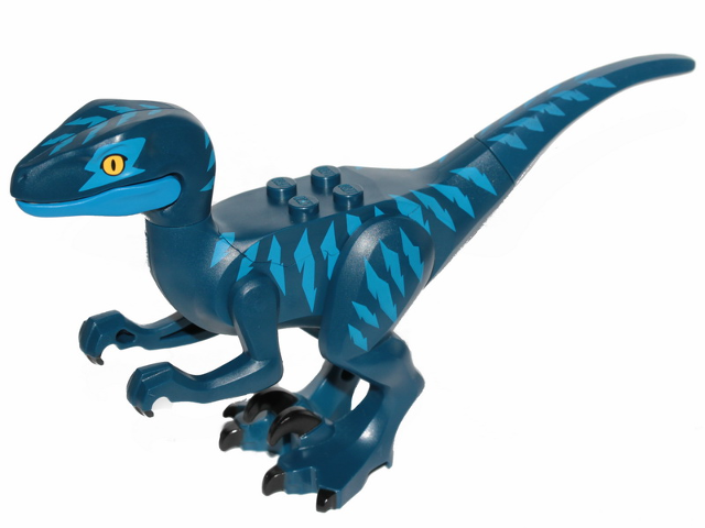 Lego Dark Blue Dinosaur Raptor / Velociraptor (Nový)