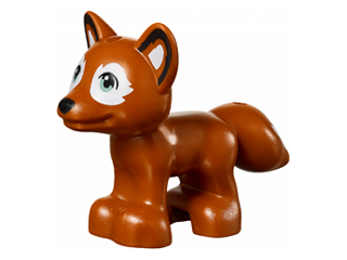 Lego Dark Orange Fox Mini Doll Style