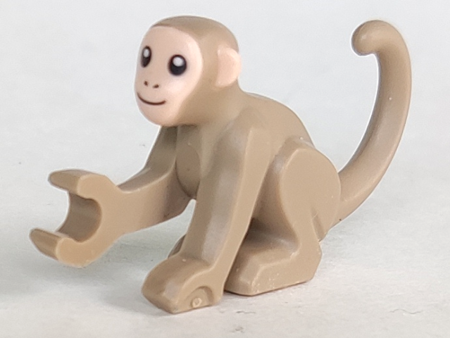 Lego Dark Tan Monkey