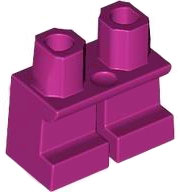 Lego Magenta Legs Short