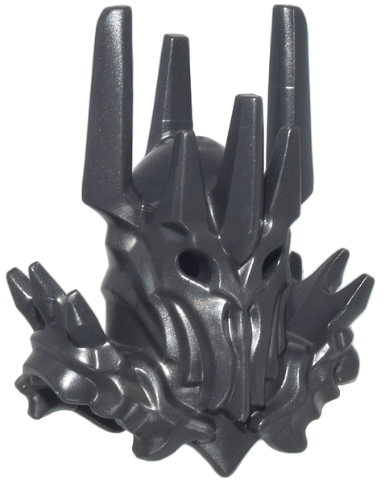 Lego Pearl Dark Gray Headgear Helmet Mask