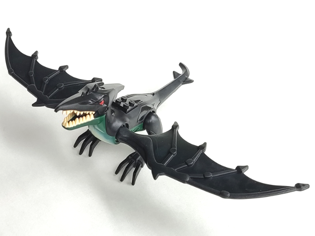 Lego Dark Green Dinosaur Mutant Pteranodon