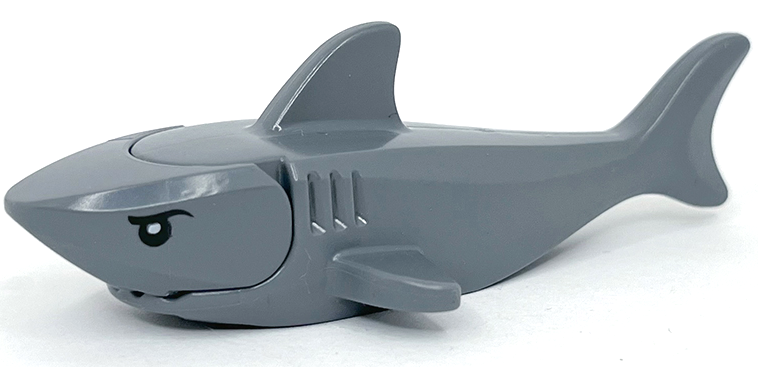 Lego Dark Bluish Gray Shark