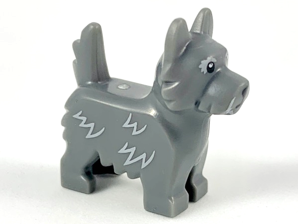 Lego Dark Bluish Gray Dog Terrier