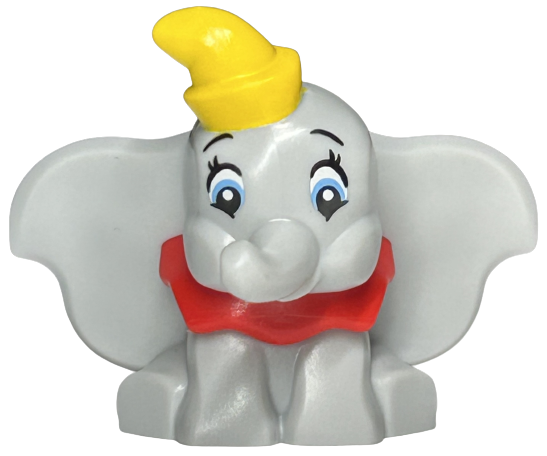 Lego Light Bluish Gray Elephant Big Ears Sitting