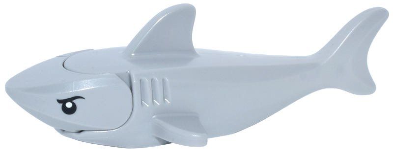 Lego Light Bluish Gray Shark
