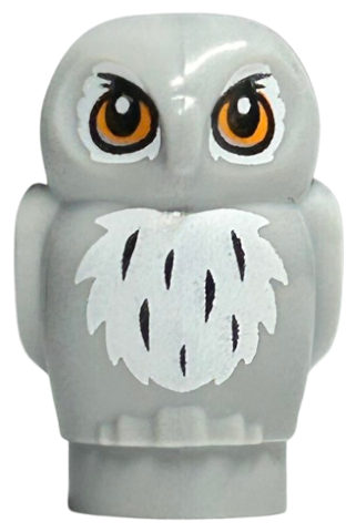Lego Light Bluish Gray Owl Small