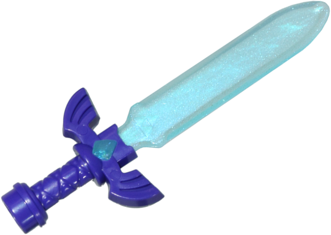 Lego Dark Purple Weapon Sword Greatsword with Ornate Hilt