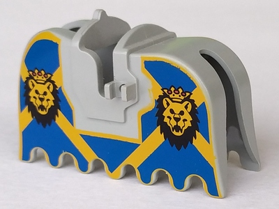 Lego Light Gray Horse Barding Ruffled Edge