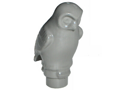 Lego Light Gray Owl Rounded Features (Nový)